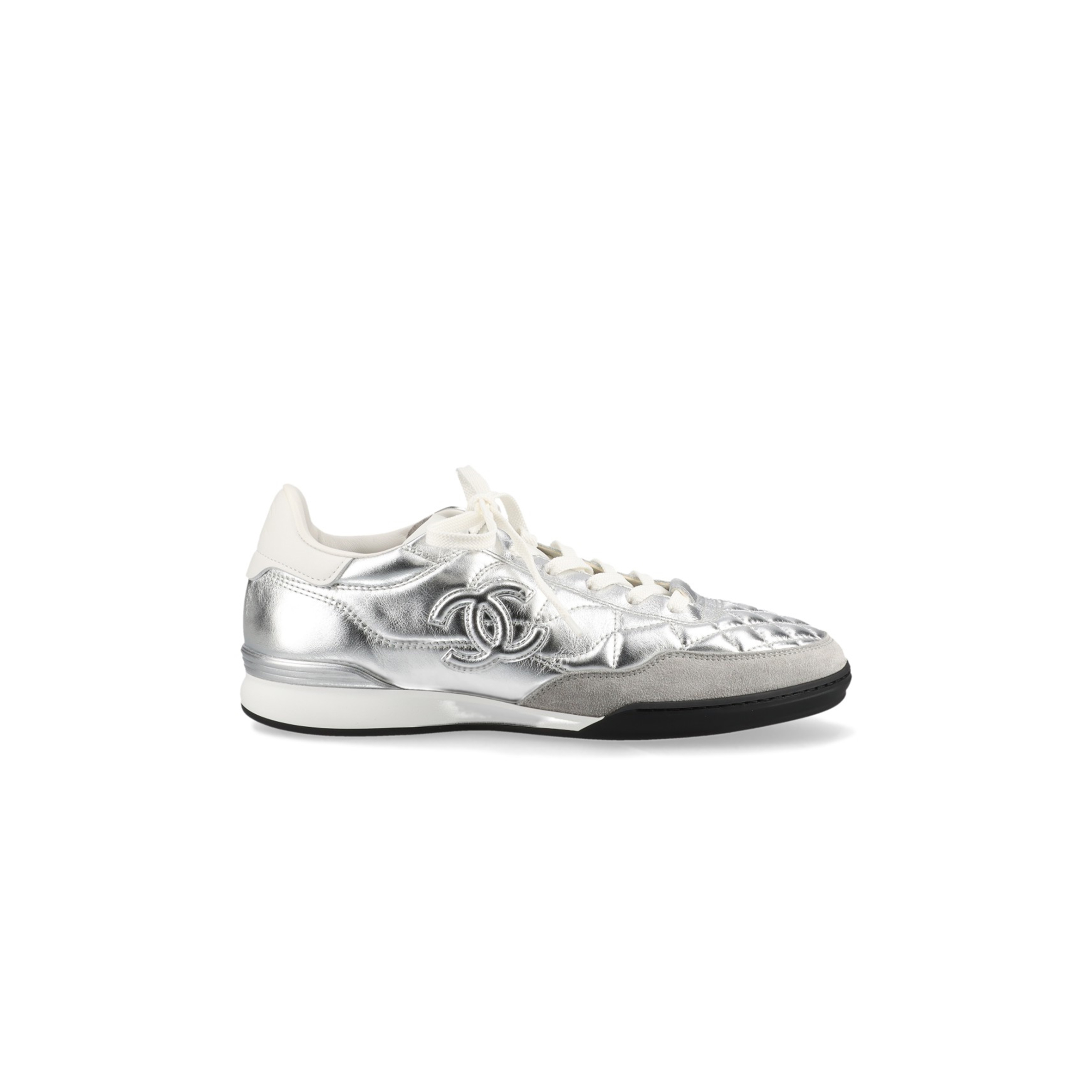 CHANEL SNEAKER LOW-TOP SILVER G45839